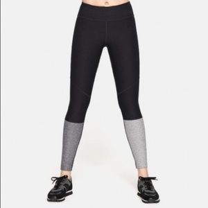 Outdoor Voices dipped warmup leggings